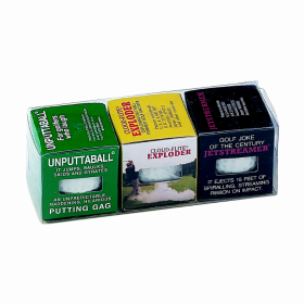 3 Golf Ball Assortment Sleeve - Unputtab