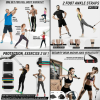 13-Pcs Resistance Band Home Workout Set