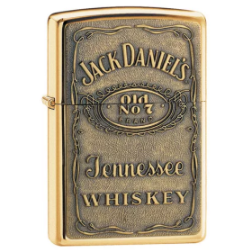 Zippo Jack Daniel's - High Polish Brass