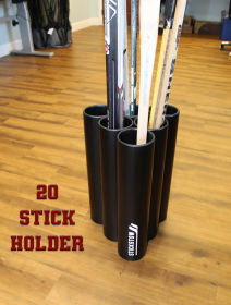 The Pro Hockey Stick Holder Rack Organizer (15-25) Sticks Stickstow