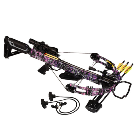 Bruin Ambush Crossbow Package (Color: Muddy Girl Camo, size: 345 Crossbow)