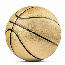 Glitter Ball Basketball (Color: Gold, size: 5)