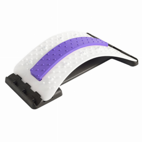 Multi-Level Arched Back Stretcher to Relieve Pain, Stiffness and Correct Posture (Color: Purple)