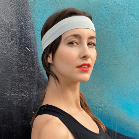 The Runner Sweat-Wicking Headband (Color: Grey)