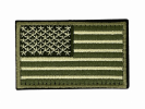 Tactical USA Flag Patch with Detachable Backing