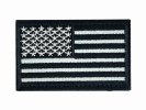 Tactical USA Flag Patch with Detachable Backing