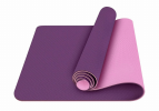 Eco Friendly Reversible Color Yoga Mat with Carrying Strap