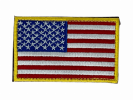 Tactical USA Flag Patch with Detachable Backing