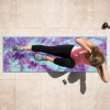 Tie Dye Yoga Mat Towel with Slip-Resistant Grip Dots