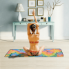 Tie Dye Yoga Mat Towel with Slip-Resistant Grip Dots