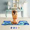 Tie Dye Yoga Mat Towel with Slip-Resistant Grip Dots