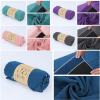 Yoga Mat Towel with Slip-Resistant Fabric and Posture Alignment Lines