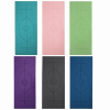 Yoga Mat Towel with Slip-Resistant Fabric and Posture Alignment Lines