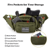 Tactical Military Waist Bag & MOLLE EDC Pouch For Outdoor Activities