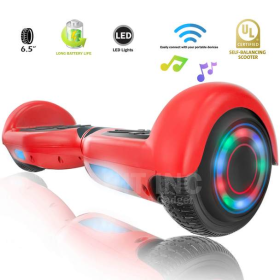 XPRIT Hoverboard with Bluetooth Speaker, UL2272 Certified (Color: Red)