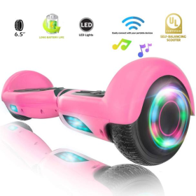 XPRIT Hoverboard with Bluetooth Speaker, UL2272 Certified (Color: Pink)