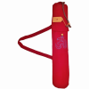 Cotton Hindu Sanskrit Aum Yoga Mat Bag Carrier with Front Pocket